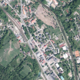 Wisła map(satellite map)
