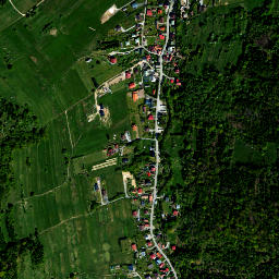 Świnna map(satellite map)