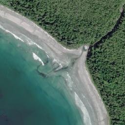 Satellite view of Nootka Island Calvin Bay