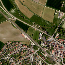 Markt Bibart map(satellite map)