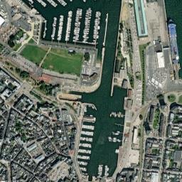 Cherbourg-Octeville map(satellite map)