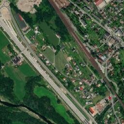 Bystřice map(satellite map)