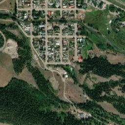 Satellite view of Crowsnest Pass Golf & Country Club