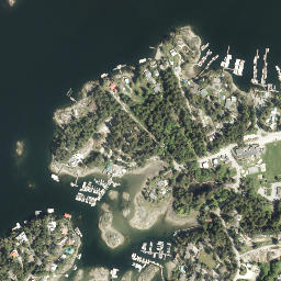 South Pender Harbour map(satellite map)