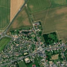 Ognes map(satellite map)