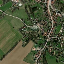 Načeradec map(satellite map)