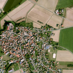 Bütthard map(satellite map)