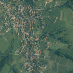 Cięcina map(satellite map)