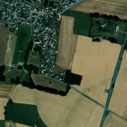 Auzebosc map(satellite map)