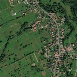 Krzyżowa map(satellite map)