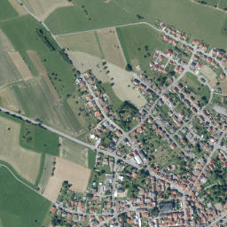 Beerfelden map(satellite map)