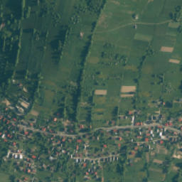 Istebna map(satellite map)