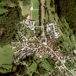 Kirchensittenbach map(satellite map)