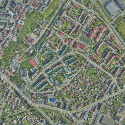 Sanok map(satellite map)