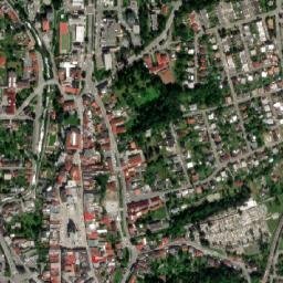 Hranice map(satellite map)