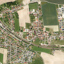 Hagenbüchach map(satellite map)