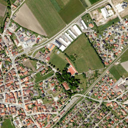 Ipsheim map(satellite map)