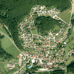 Etzelwang map(satellite map)