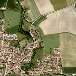 Ergersheim map(satellite map)