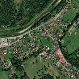Rajcza map(satellite map)