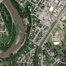 Fernie map(satellite map)