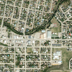 695 Charlotte Street, Pincher Creek, AB T0K High Resolution Satellite Map