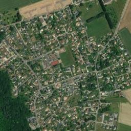 Hénouville map(satellite map)