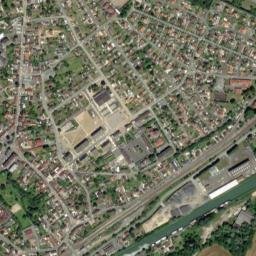 Thourotte map(satellite map)