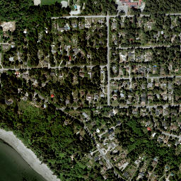 Welcome Beach map(satellite map)