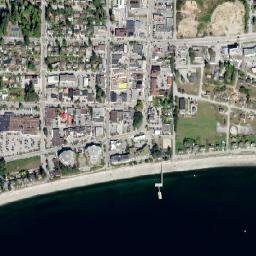 Sechelt map(satellite map)