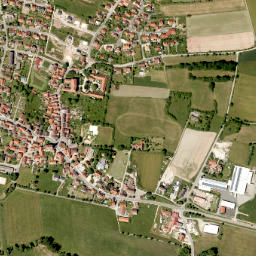 Trautskirchen map(satellite map)