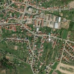 Lysice map(satellite map)