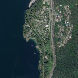 Lions Bay map(satellite map)