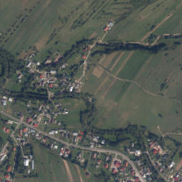 Jaśliska map(satellite map)