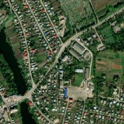 Kozova map(satellite map)