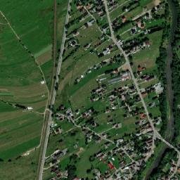 Szaflary map(satellite map)