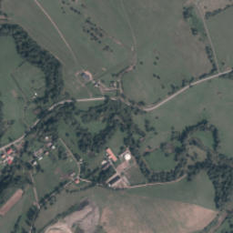 Powiat sanocki map(satellite map)
