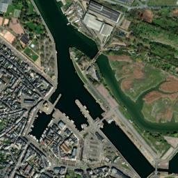 Honfleur map(satellite map)