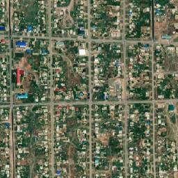 Zhänibek map(satellite map)