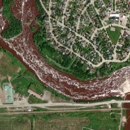 Kapuskasing map(satellite map)
