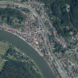 Neckarsteinach map(satellite map)