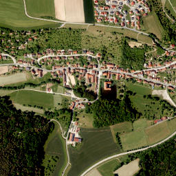 Rügland map(satellite map)