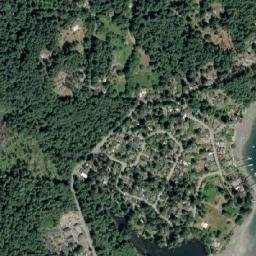 Bowen Island map(satellite map)