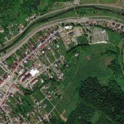 Muszyna map(satellite map)