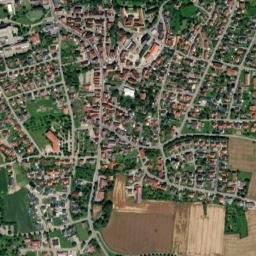 Schrozberg map(satellite map)