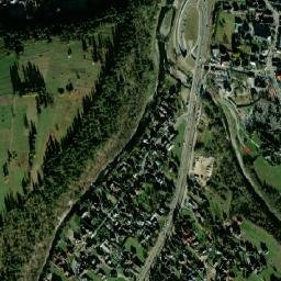 Poronin map(satellite map)