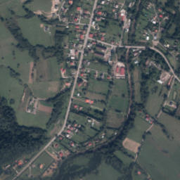 Baligród map(satellite map)