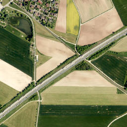 Petersaurach map(satellite map)