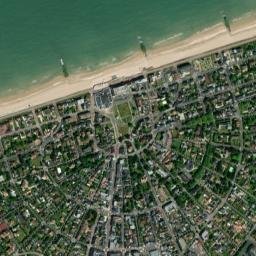 Cabourg map(satellite map)