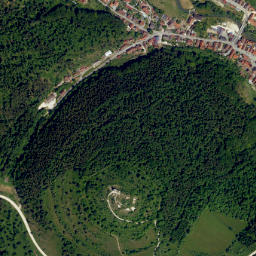 Hohenburg map(satellite map)